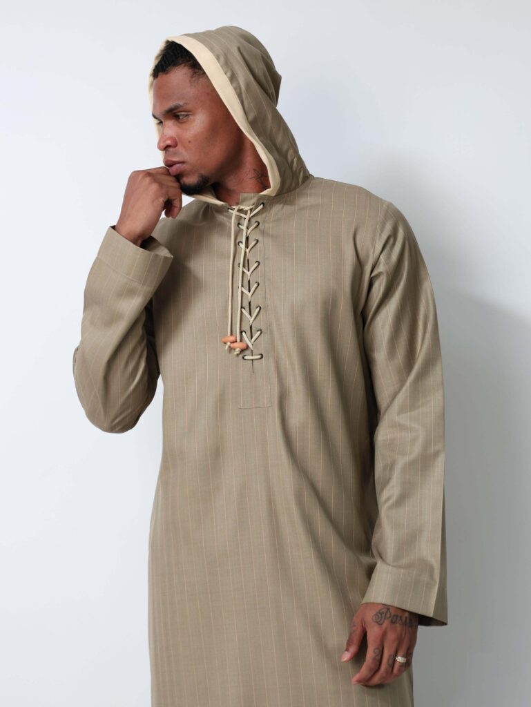 Khaki Moroccan Thobe