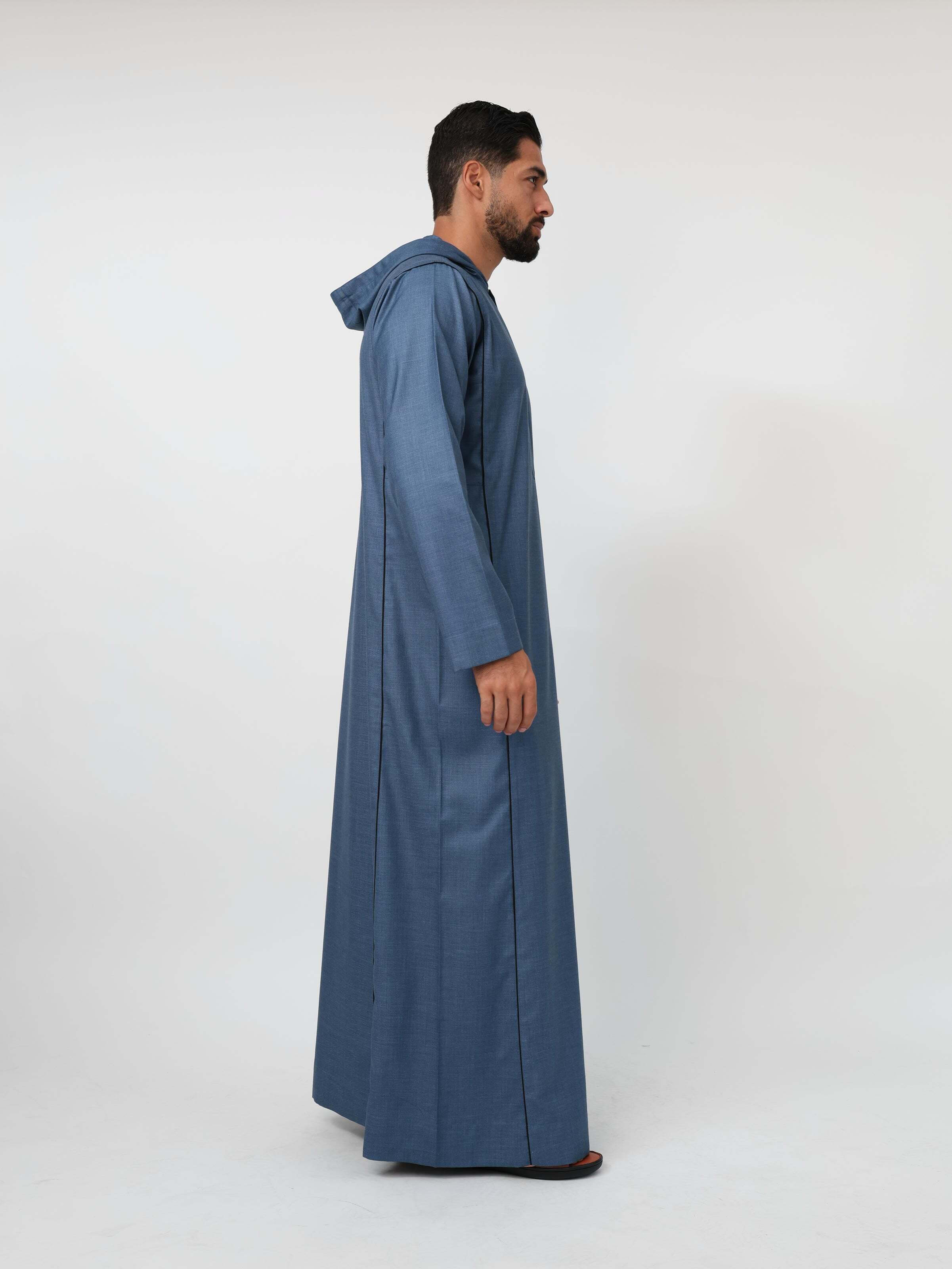Ocean Blue Moroccan Thobe