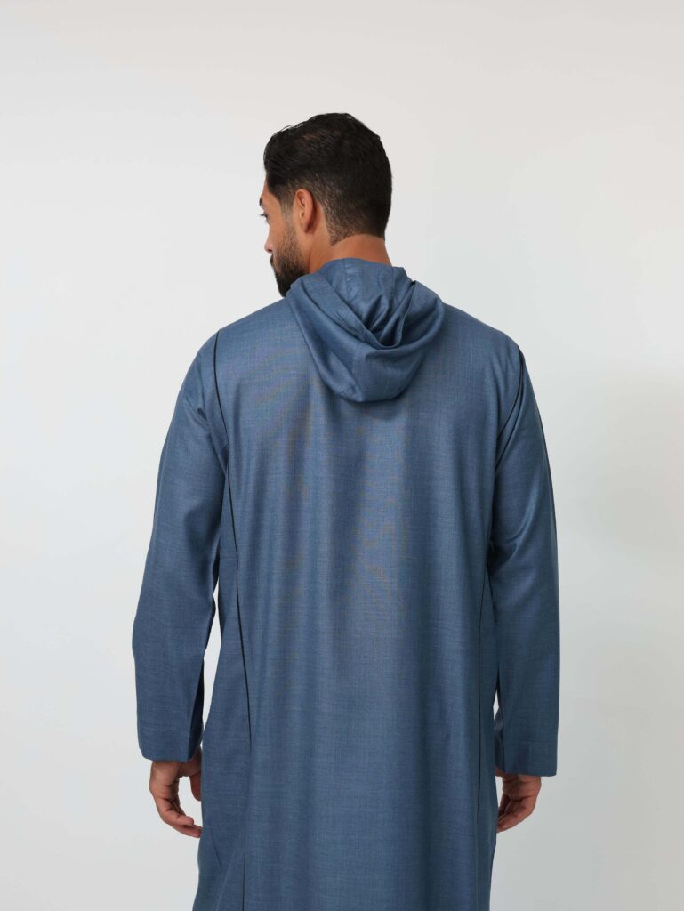 Ocean Blue Moroccan Thobe