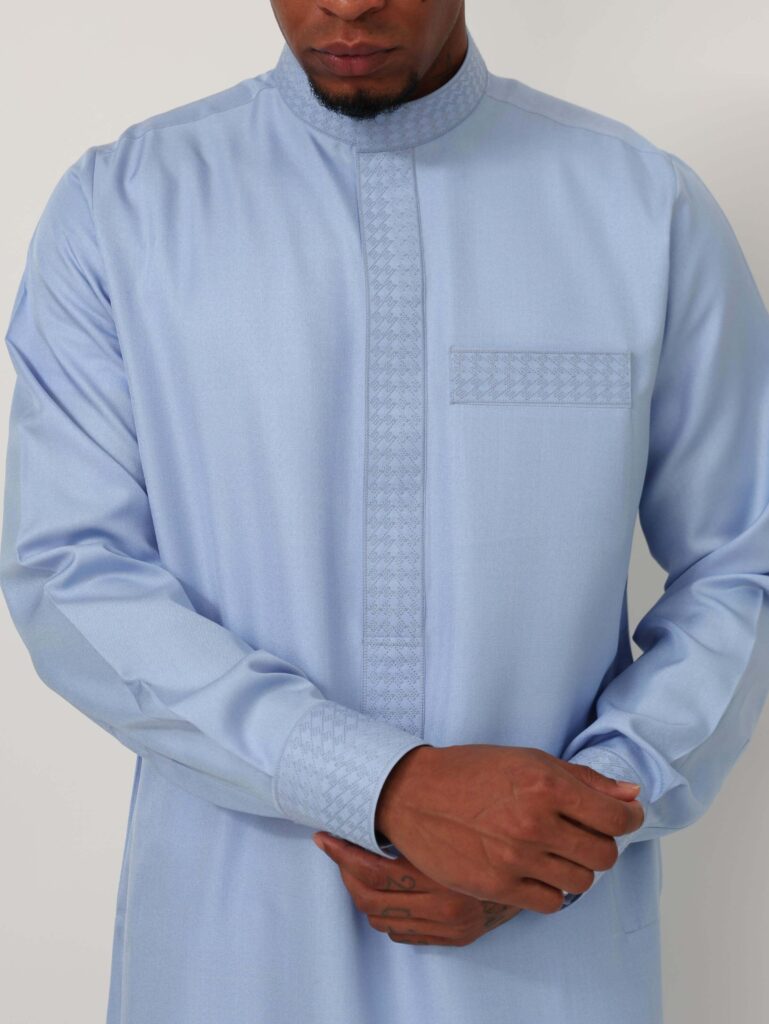 Light Blue Kuwaiti Kandura