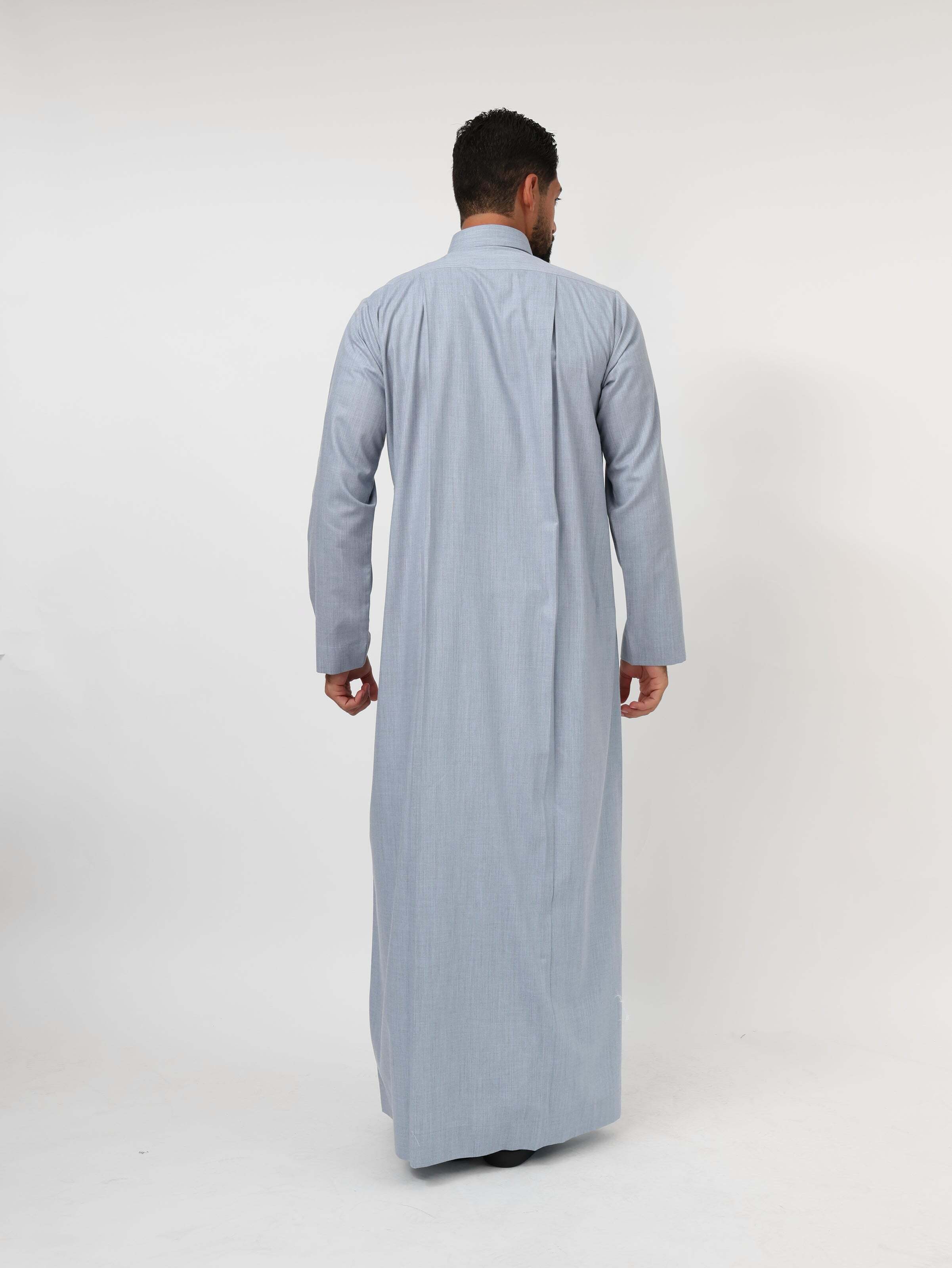 Pale Grey Qatari Kandura
