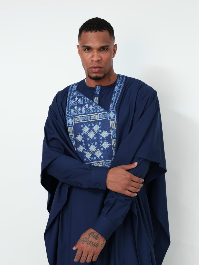Agbada Navy Blue