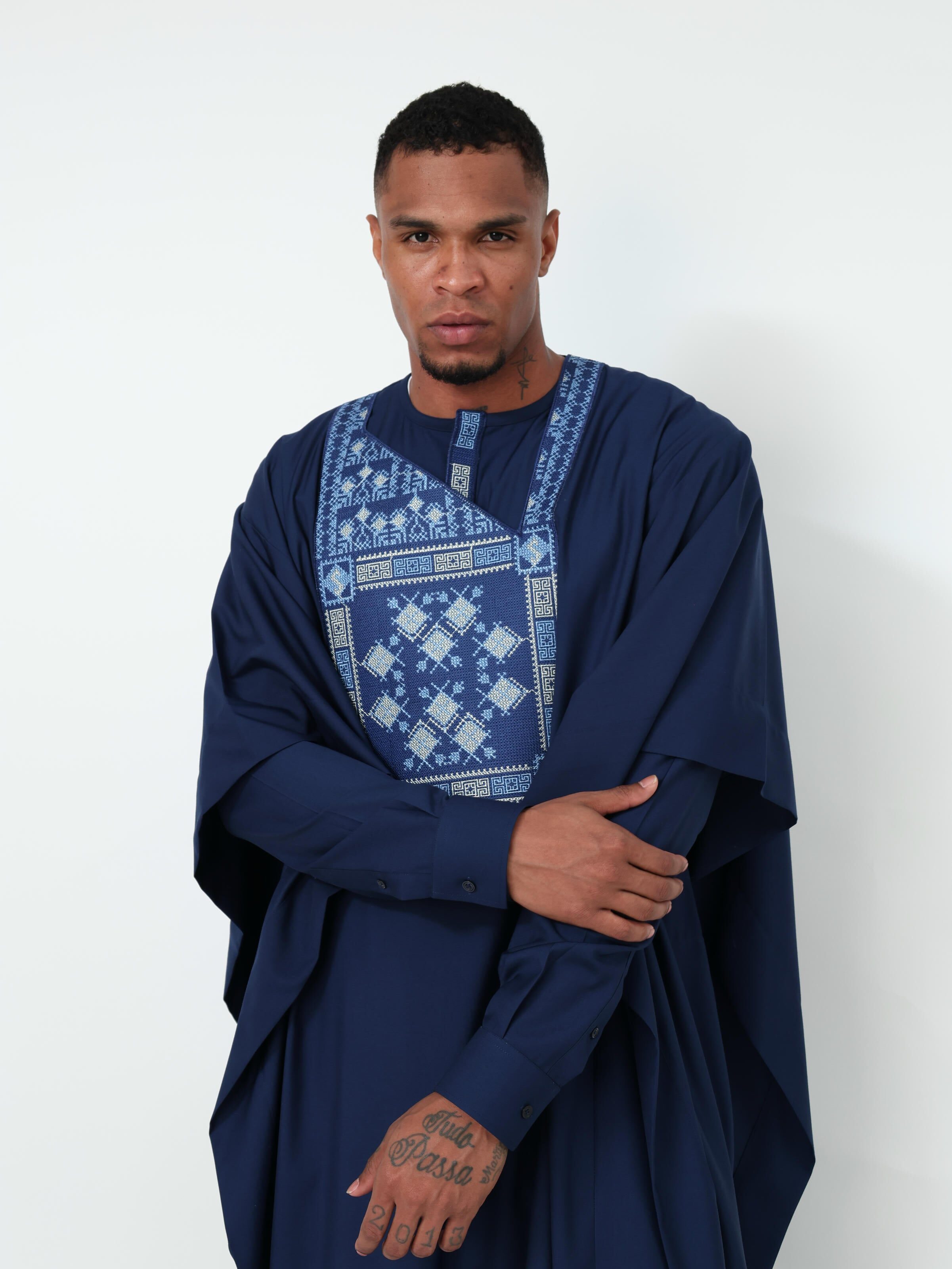 Agbada Navy Blue