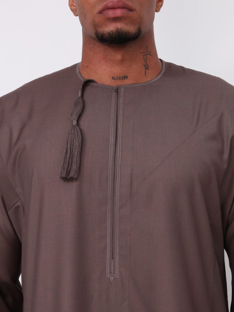 Earth Brown Omani Kandura