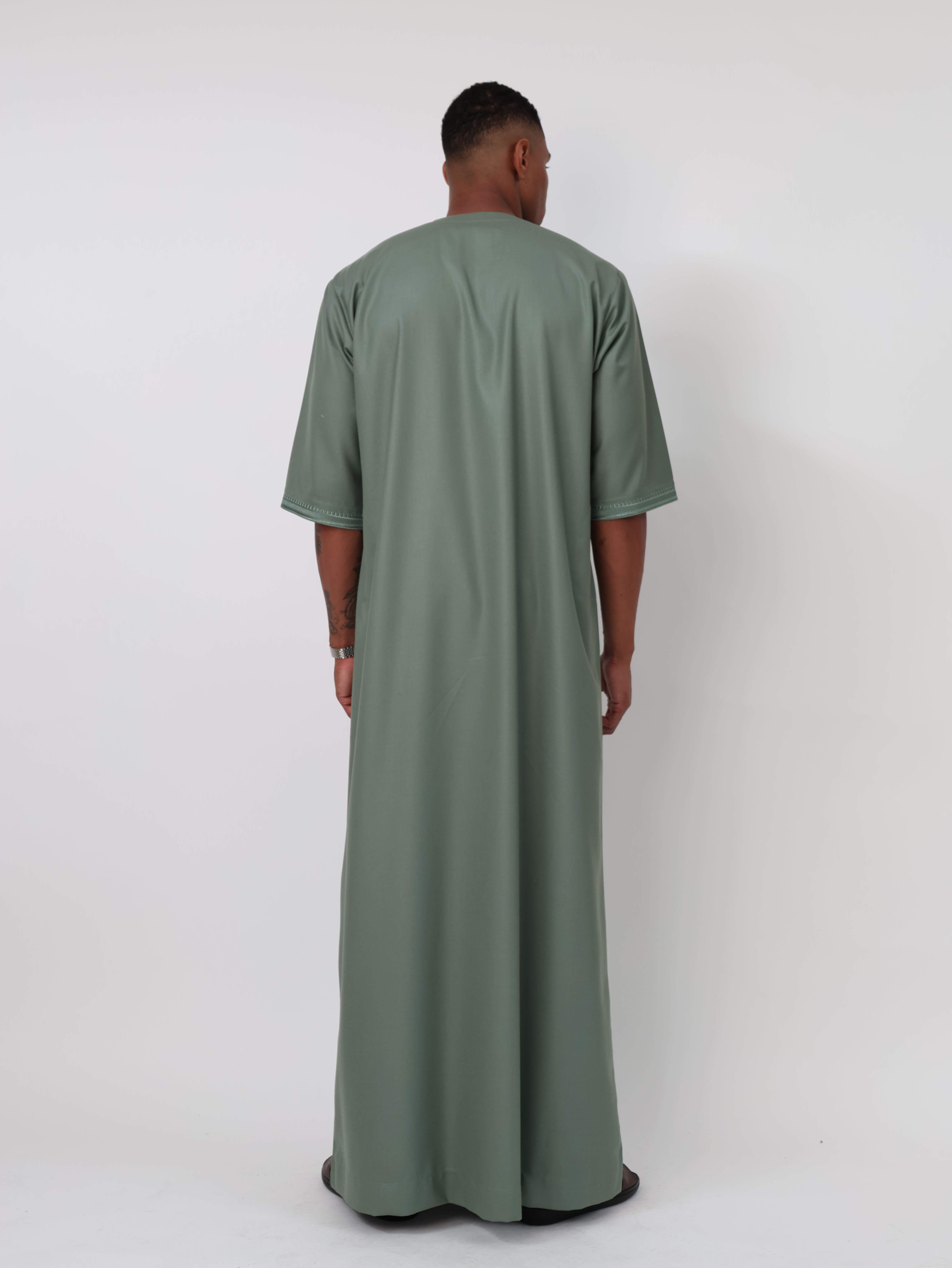 Moroccan Olive Green Thobe