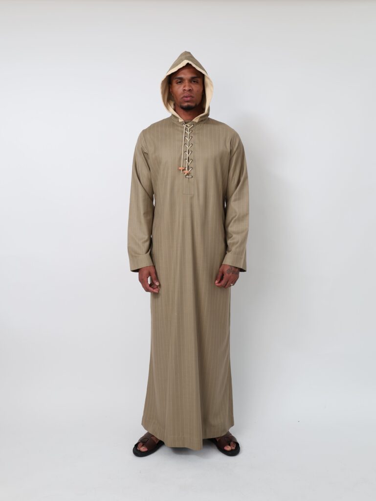 Khaki Moroccan Thobe