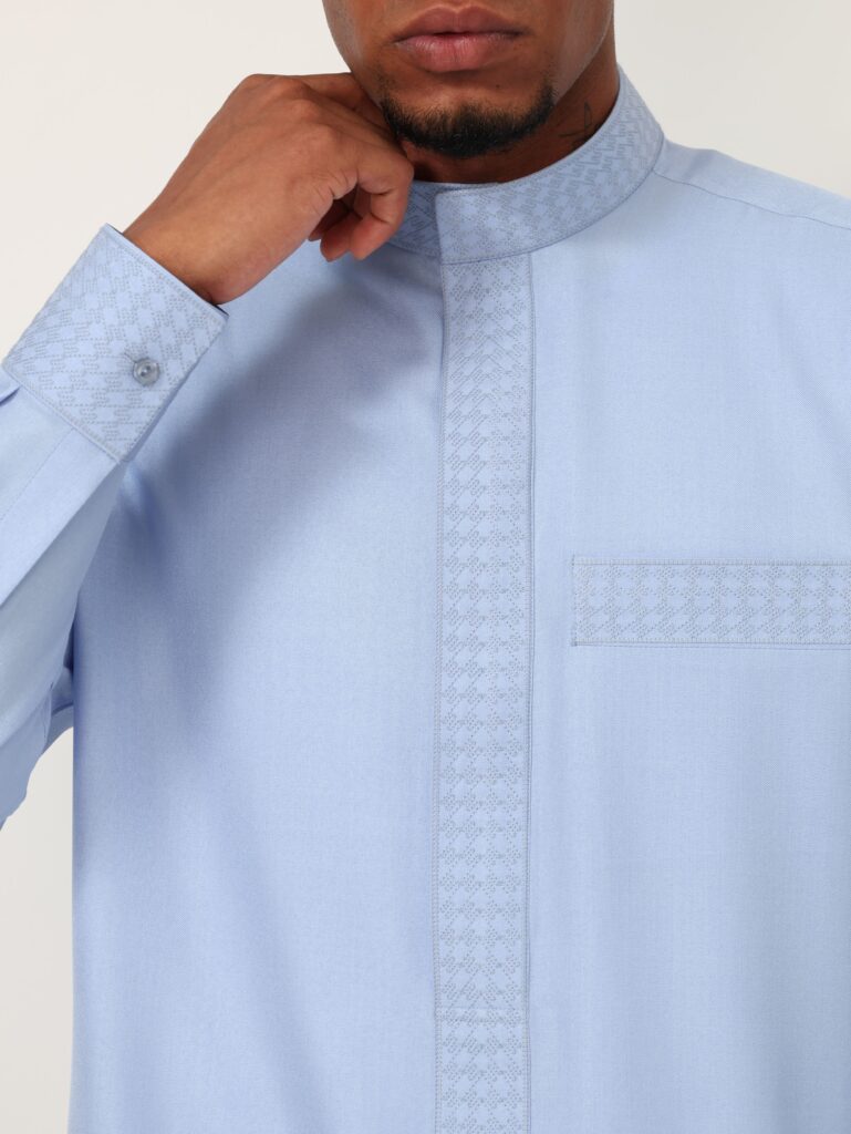 Light Blue Kuwaiti Kandura