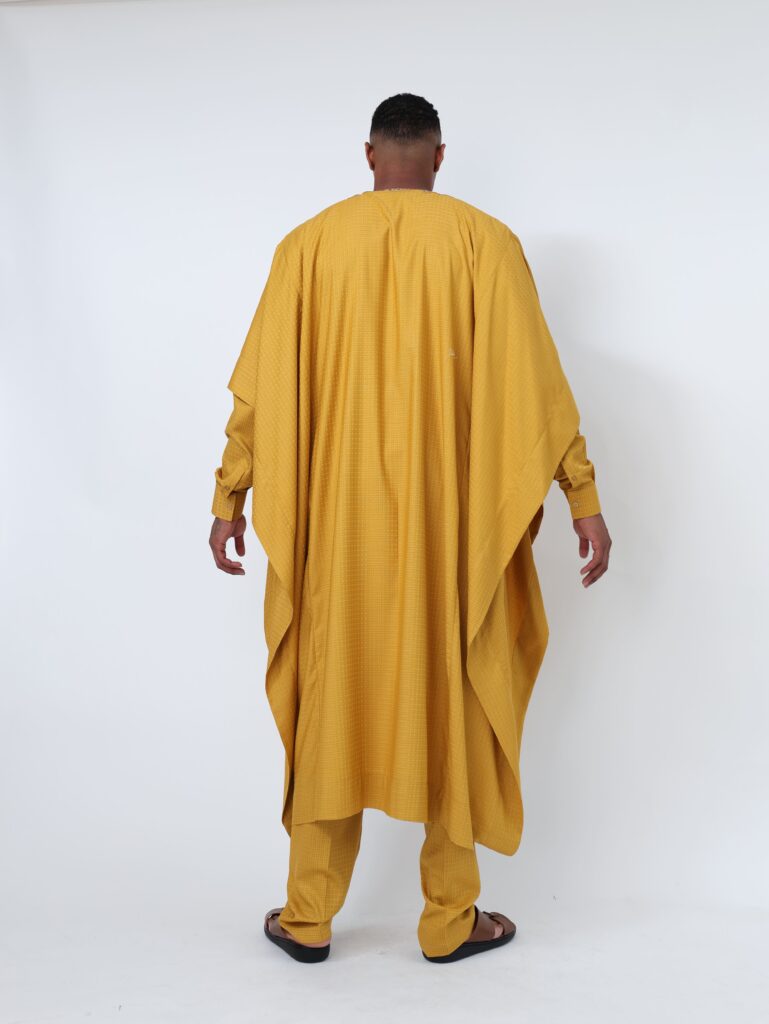 Agbada Navy Yellow