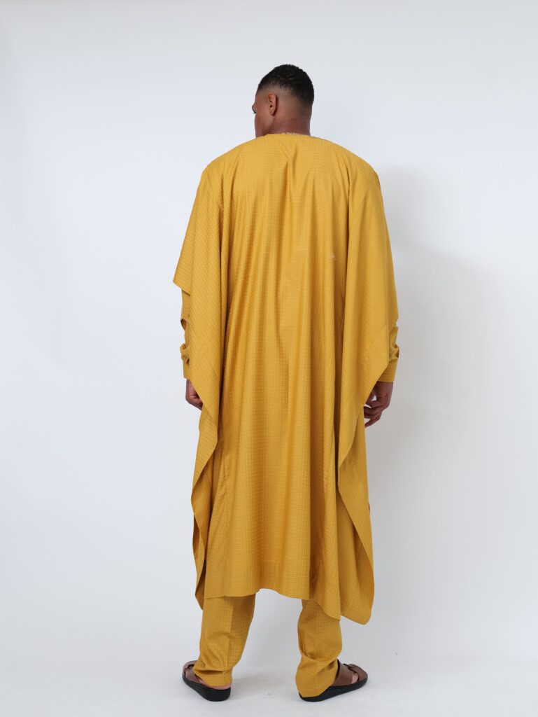 Agbada Navy Yellow