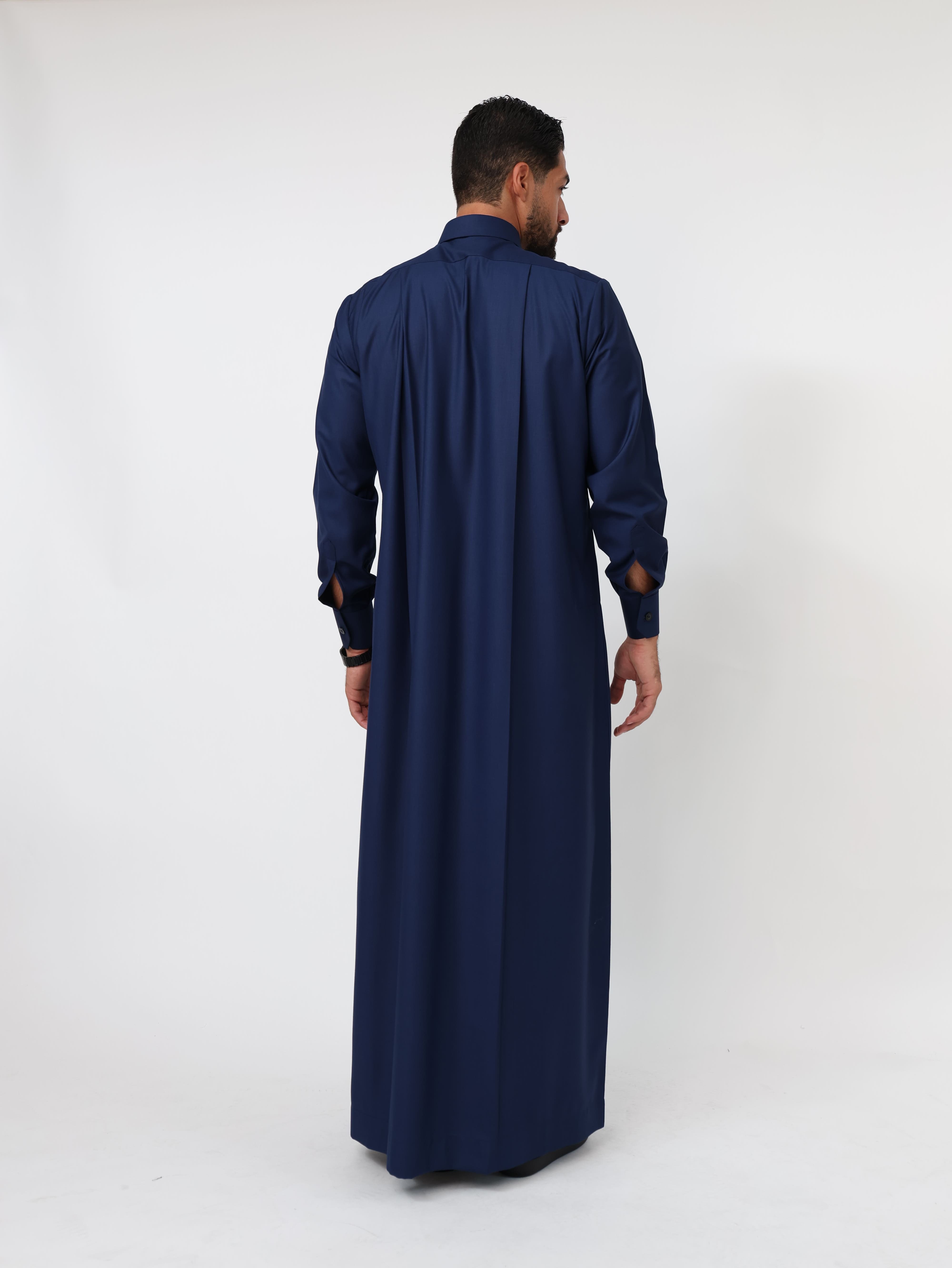 Navy Blue Qatari Kandura