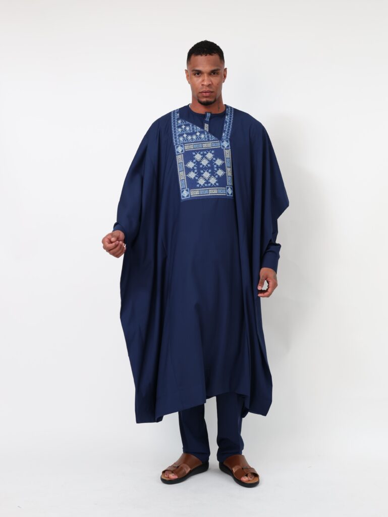 Agbada Navy Blue