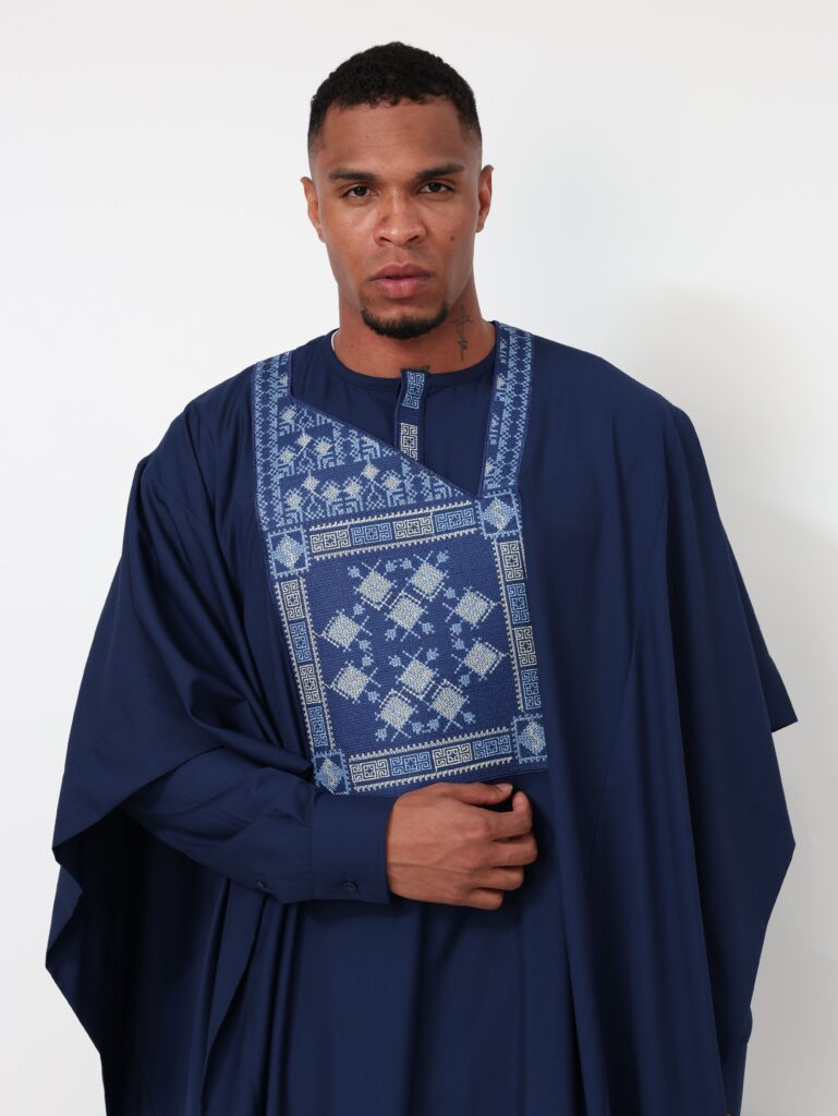 Agbada Navy Blue