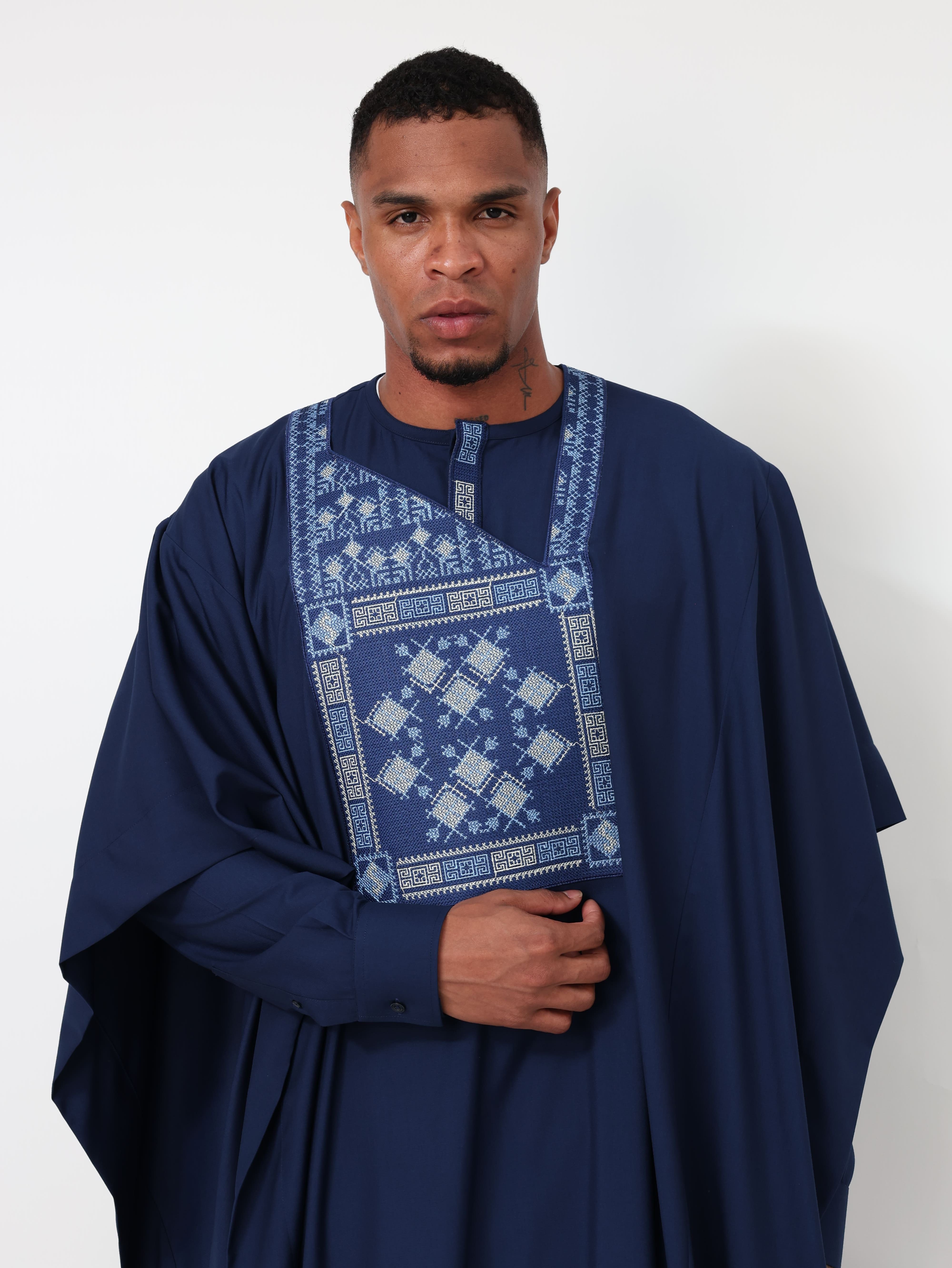 Agbada Navy Blue