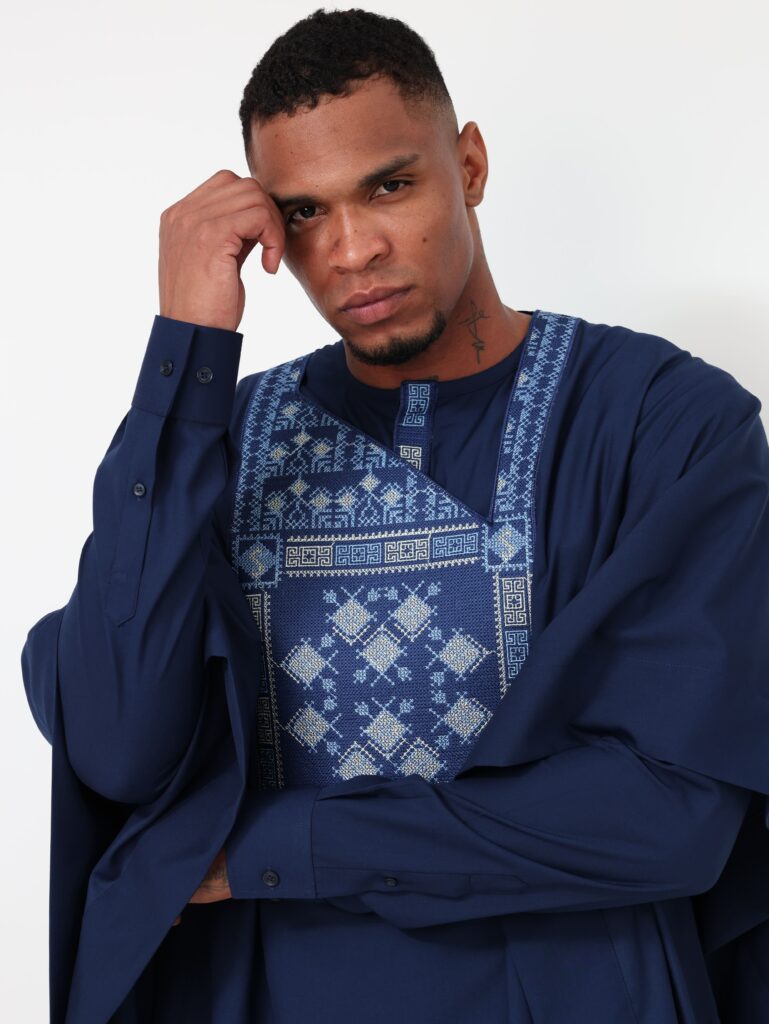 Agbada Navy Blue