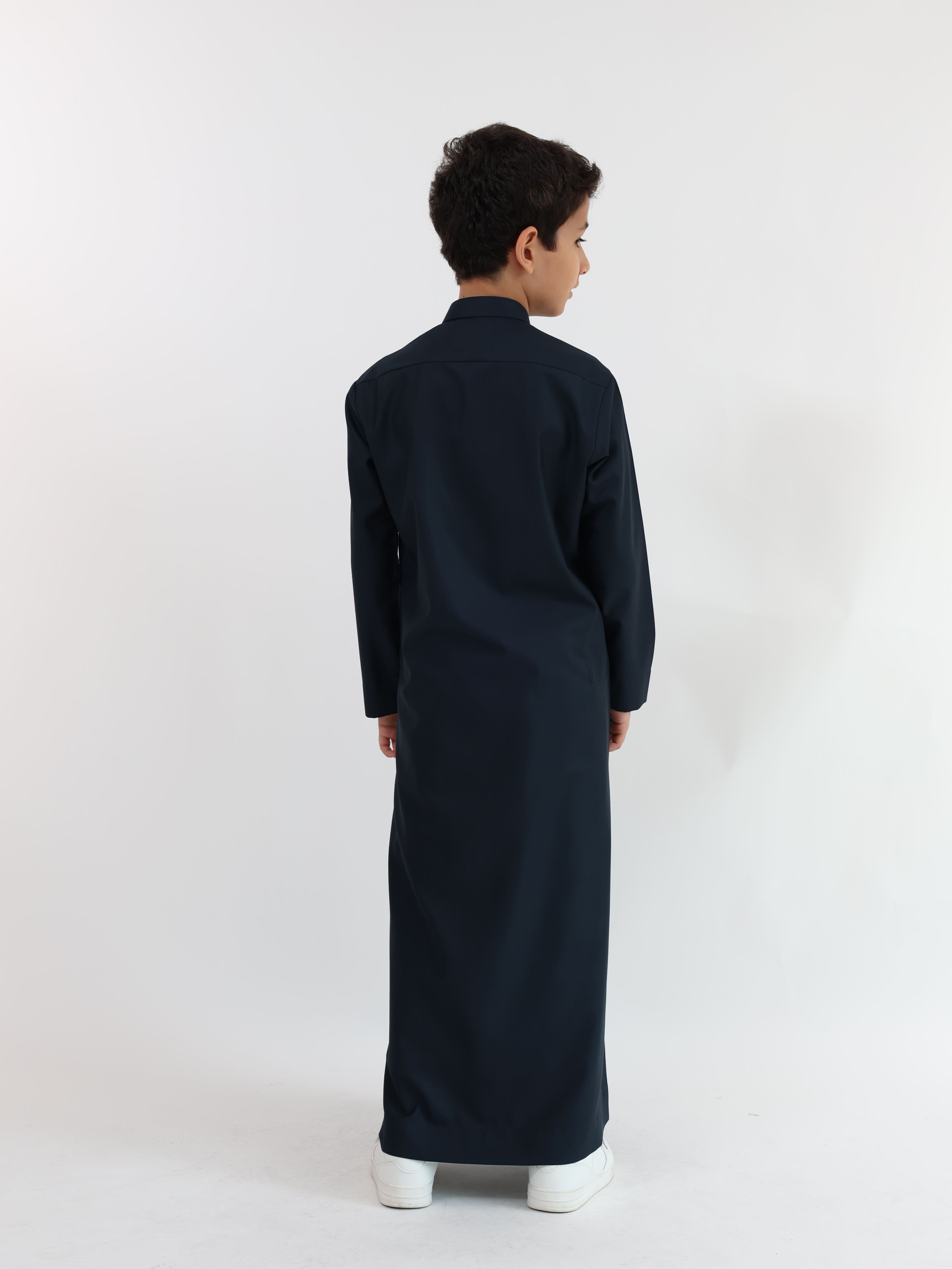 Navy Blue Kuwaiti Kandura
