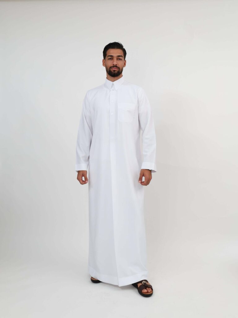 White Qatari Kandura