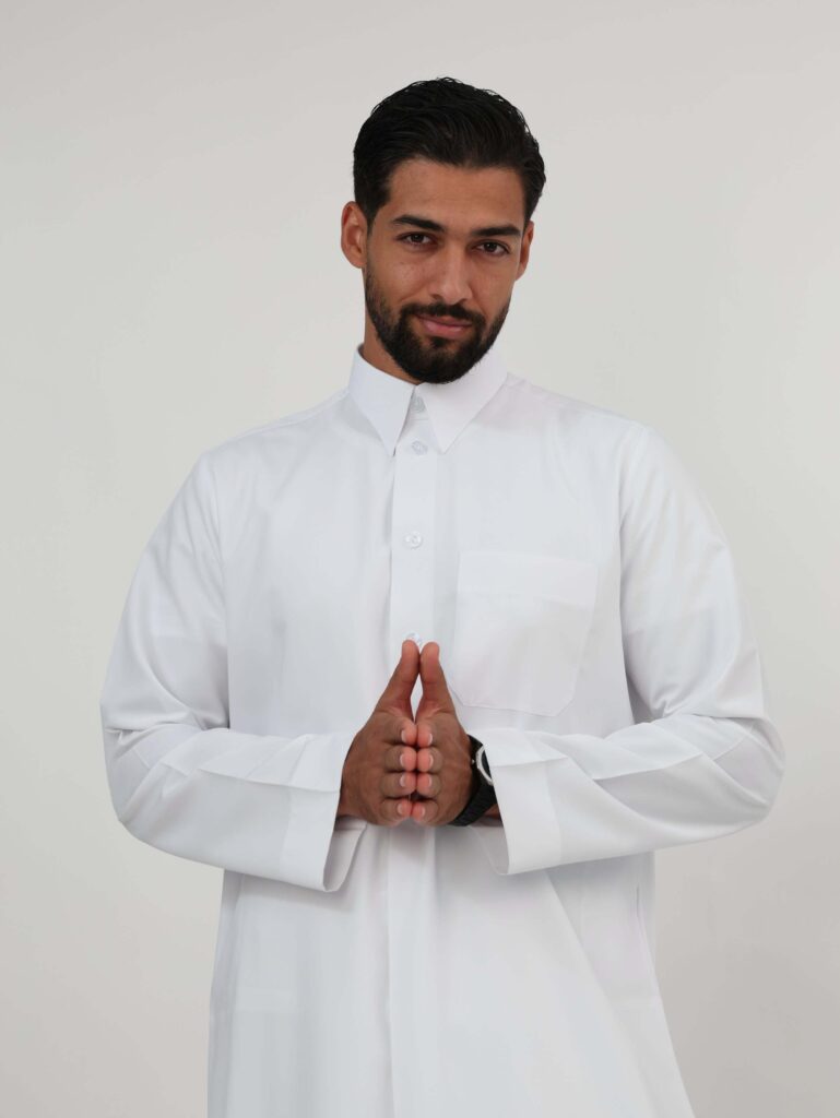 White Qatari Kandura
