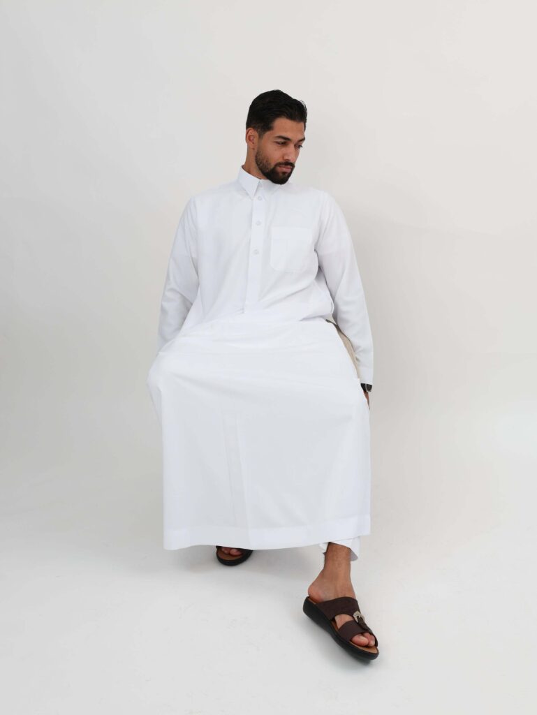 White Qatari Kandura