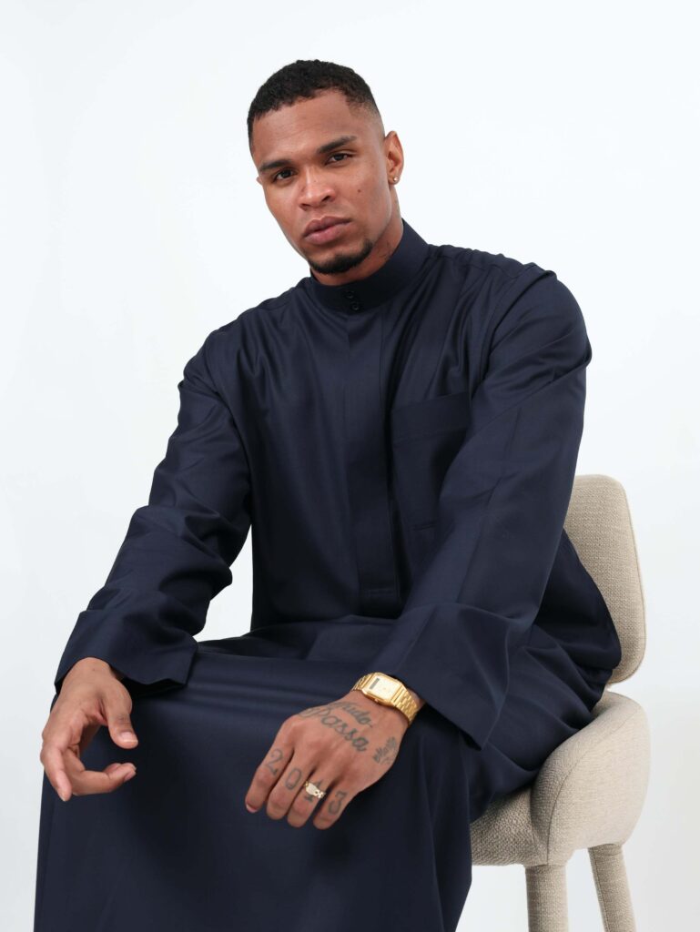 Navy Blue Bukhari Kandurah