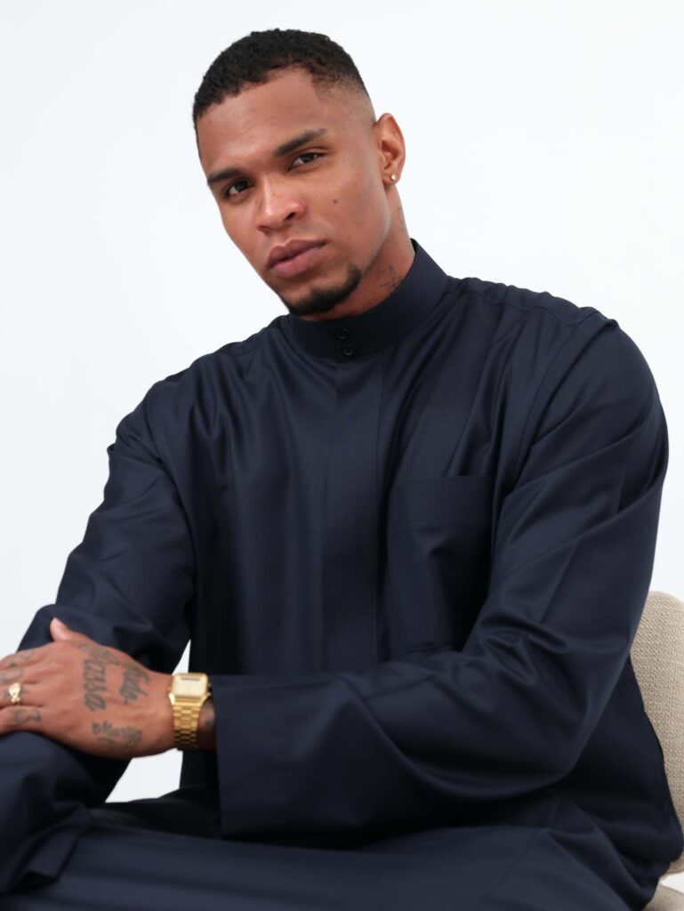 Navy Blue Bukhari Kandurah
