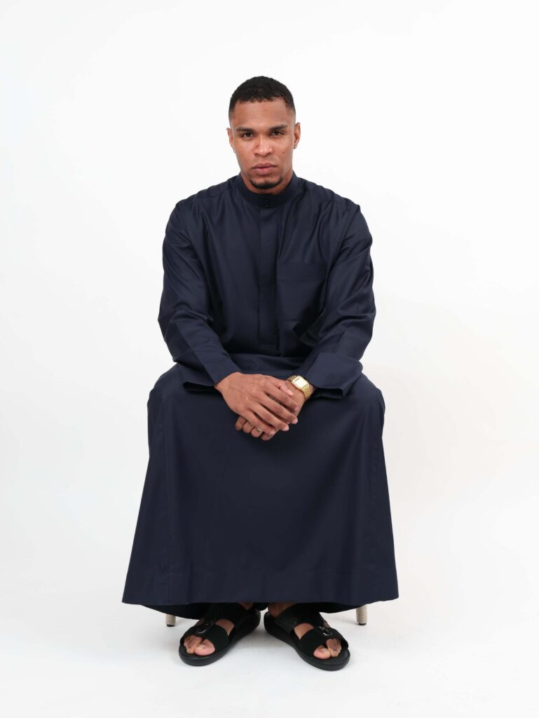 Navy Blue Bukhari Kandurah