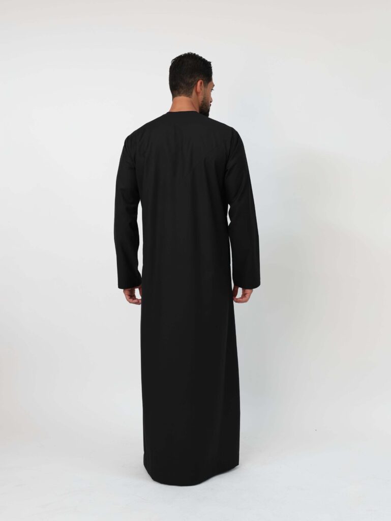Emirati Kandura Black