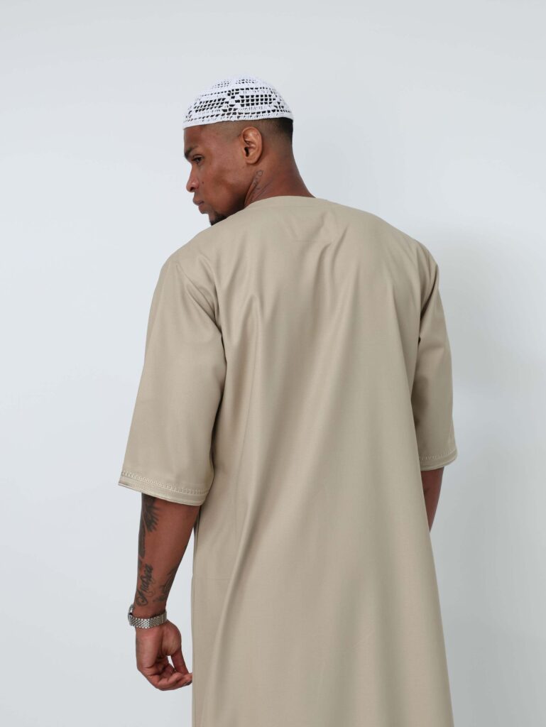 Beige Moroccan Thobe