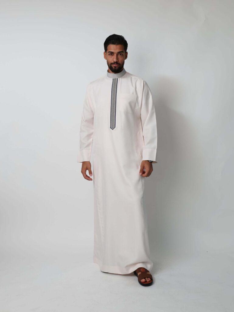 Cream Kuwaiti Kandura
