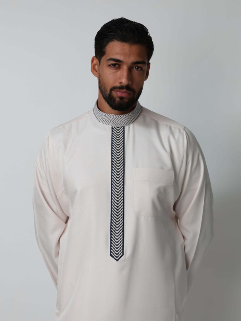 Cream Kuwaiti Kandura