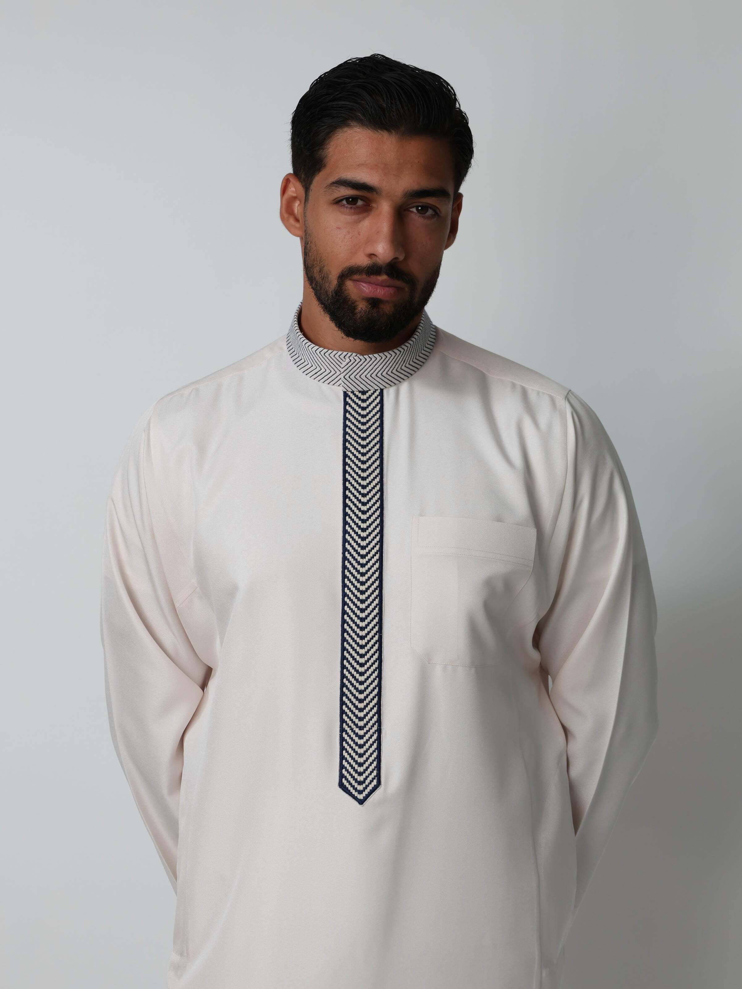 Cream Kuwaiti Kandura