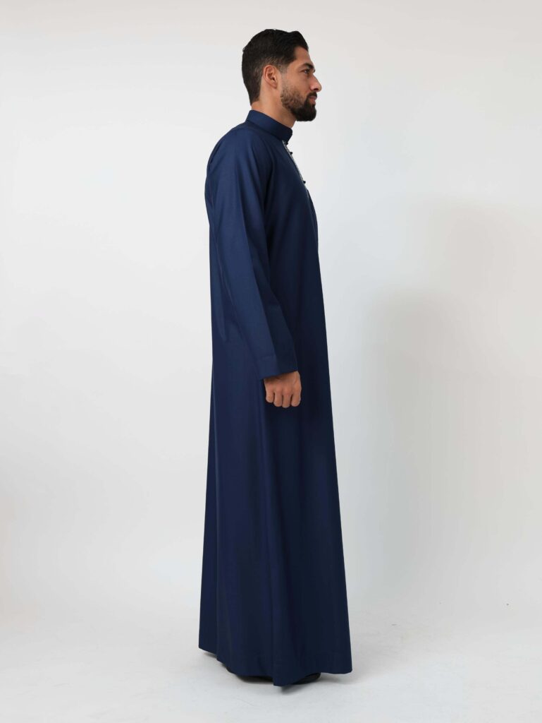 Navy Blue Baharaini Kandura