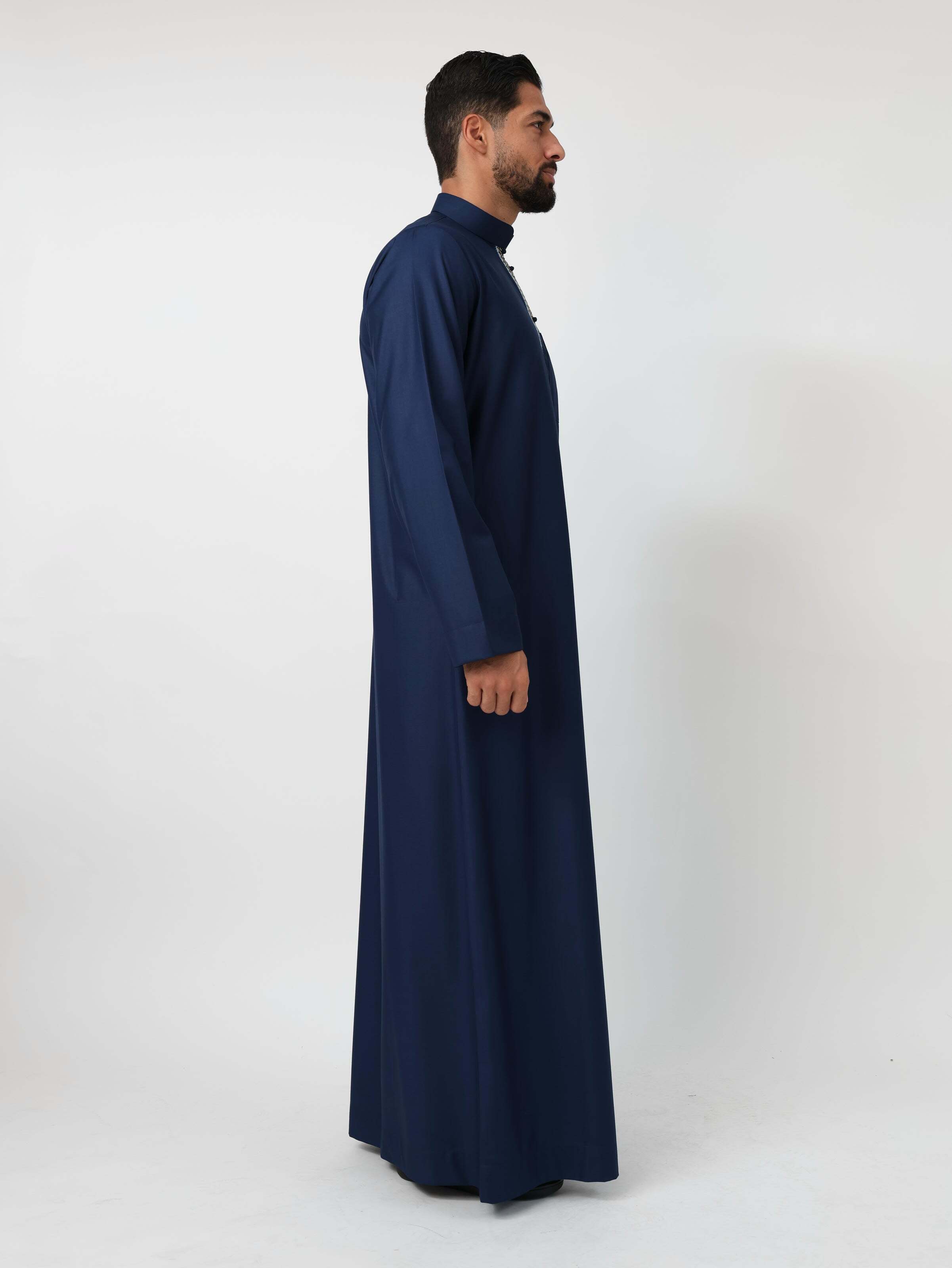 Navy Blue Baharaini Kandura