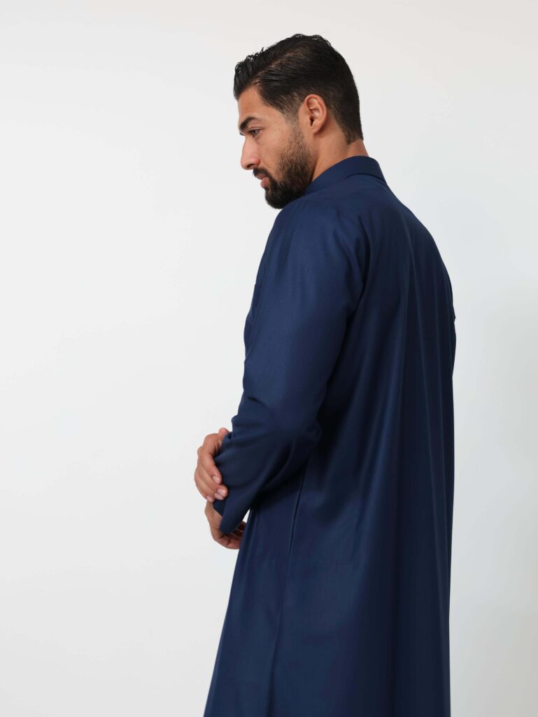 Navy Blue Baharaini Kandura