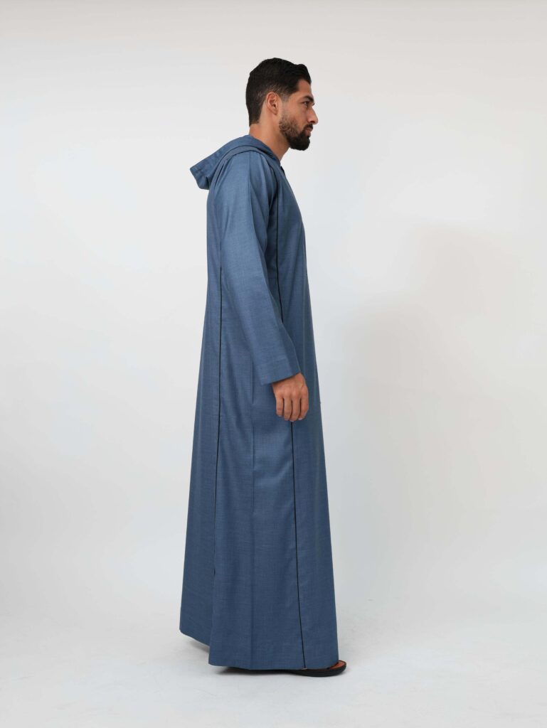 Ocean Blue Moroccan Thobe
