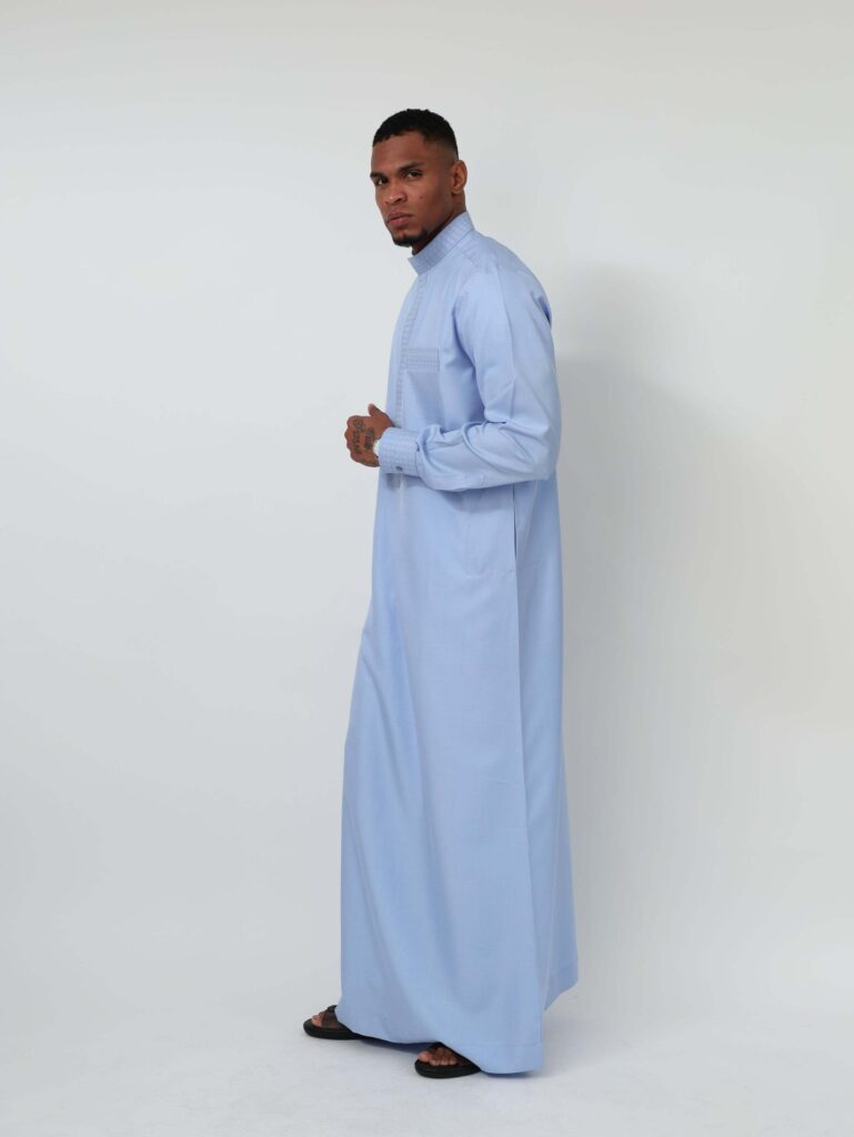 Light Blue Kuwaiti Kandura