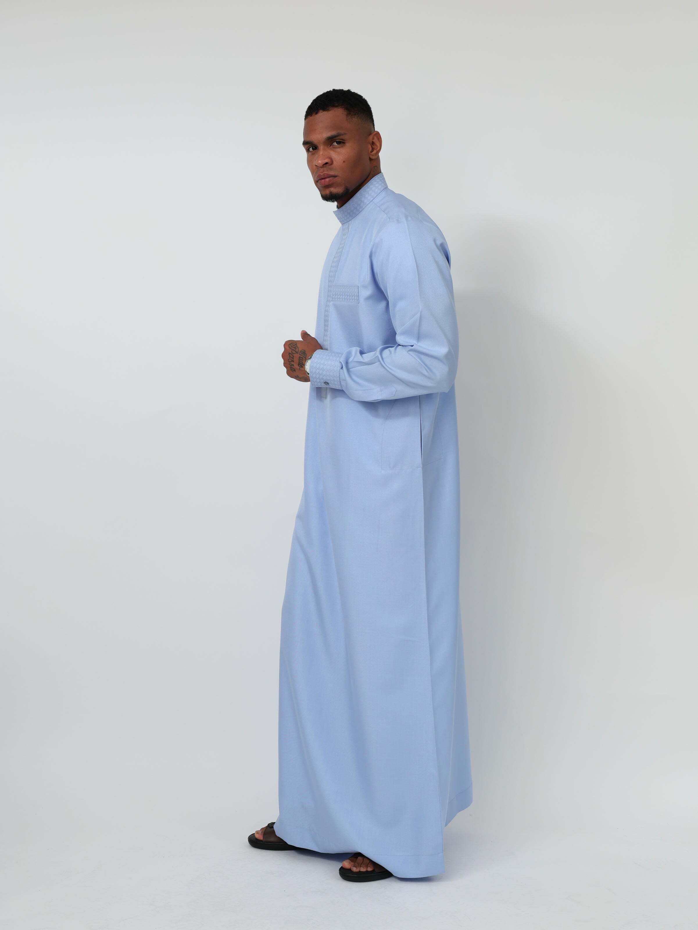 Light Blue Kuwaiti Kandura
