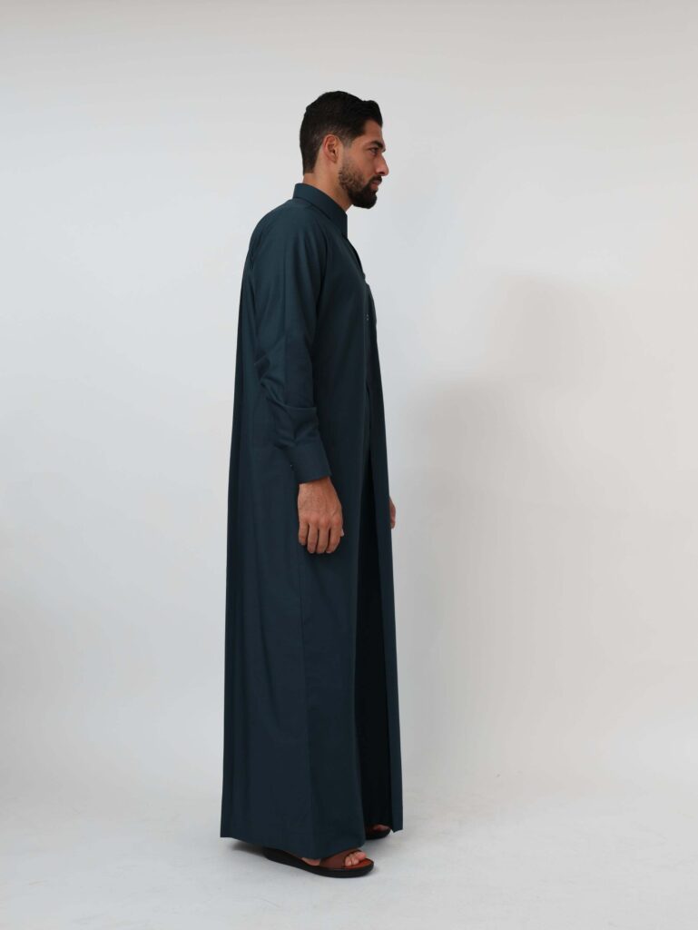 Dark Pine Green Qatari Kandura
