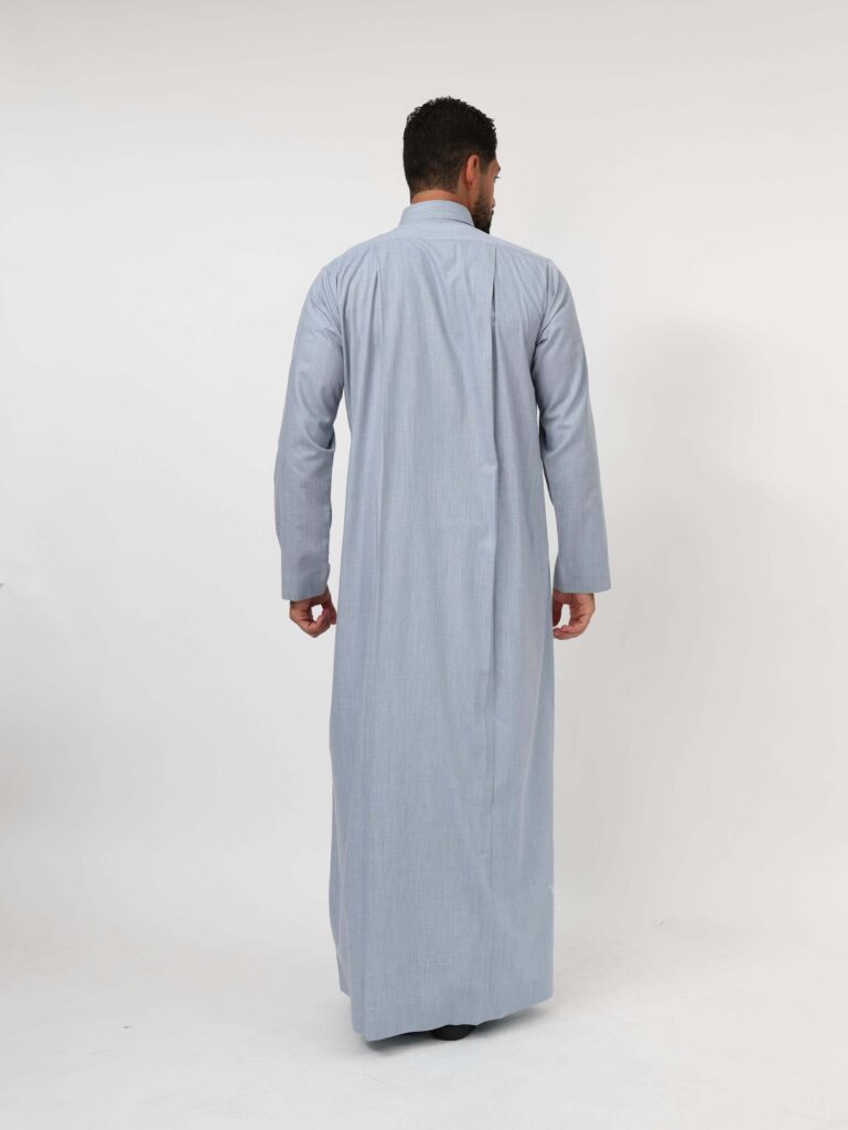 Pale Grey Qatari Kandura