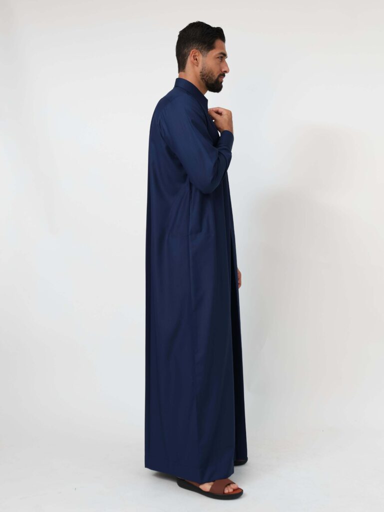 Navy Blue Qatari Kandura
