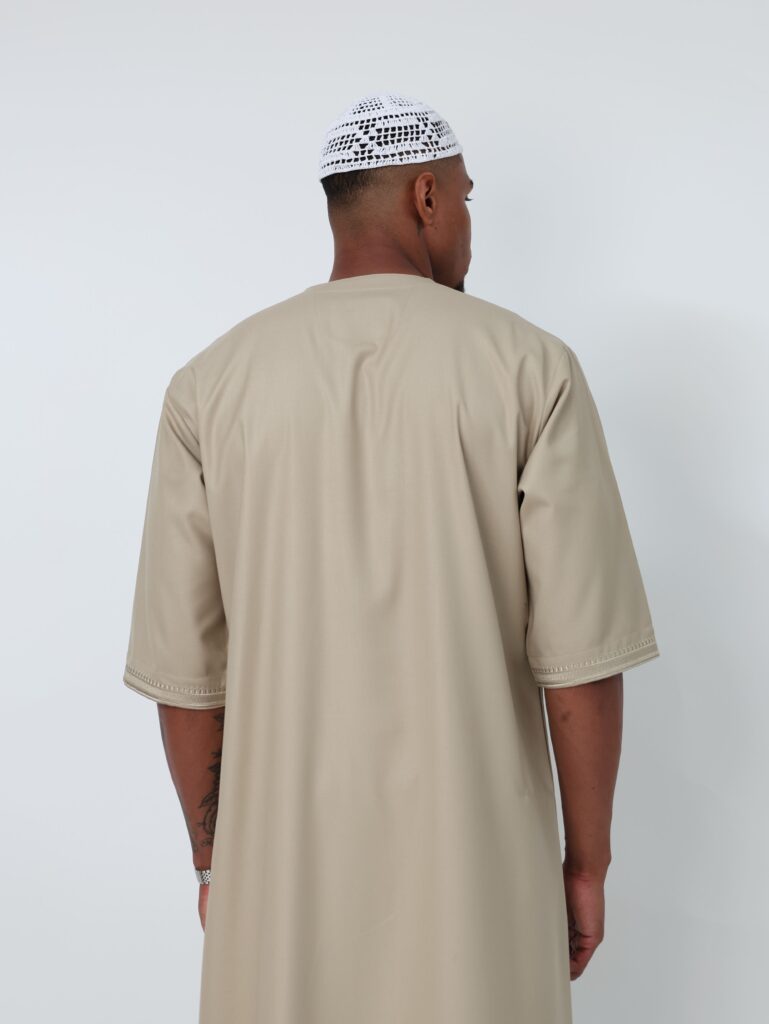 Beige Moroccan Thobe