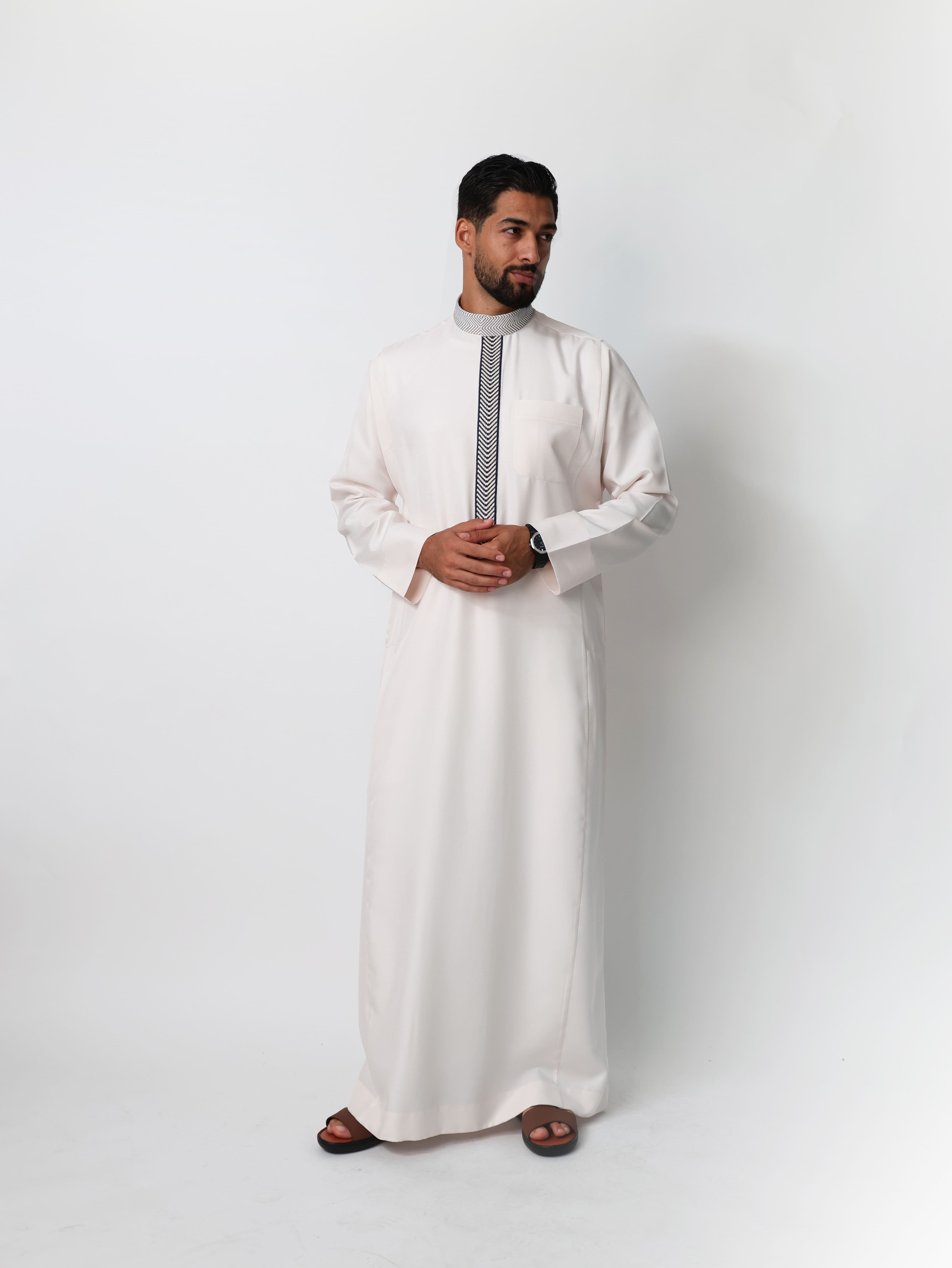 Cream Kuwaiti Kandura