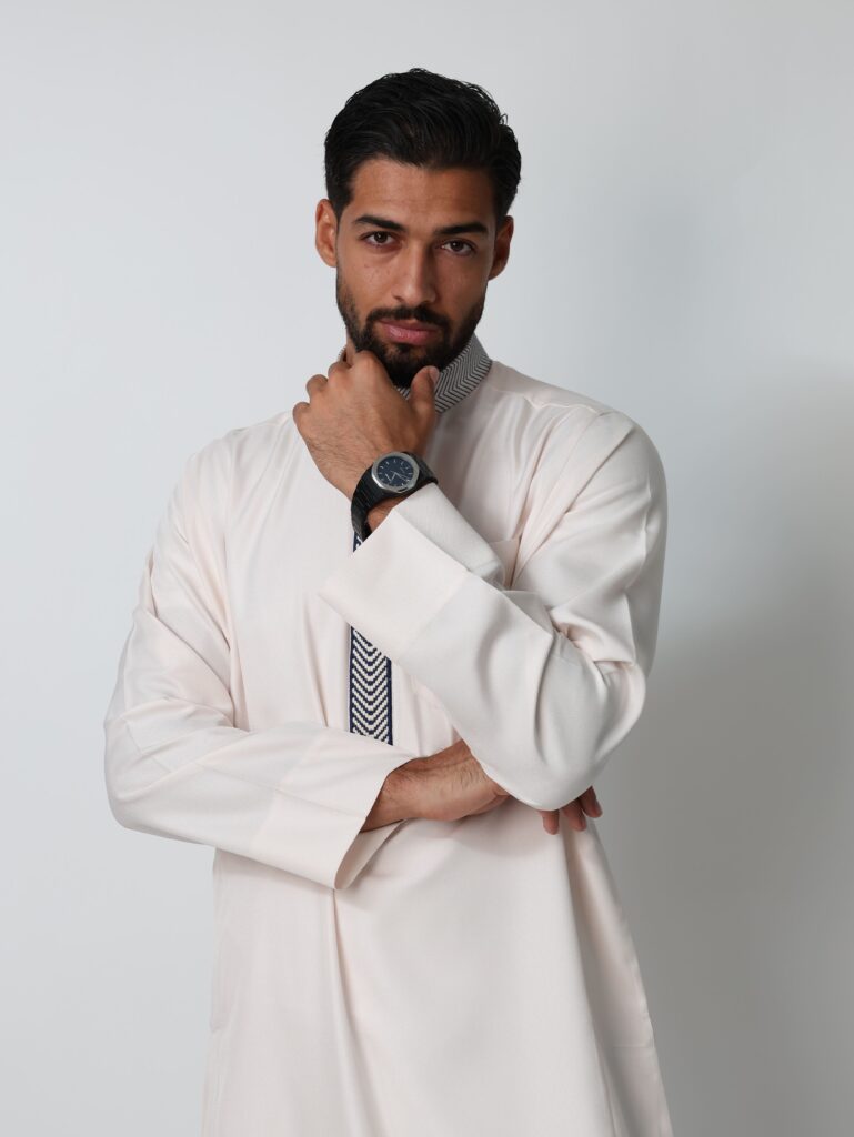 Cream Kuwaiti Kandura