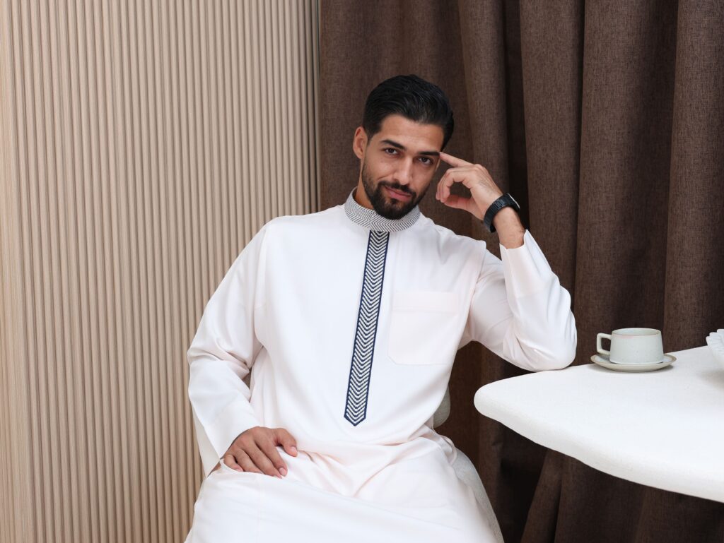 Cream Kuwaiti Kandura