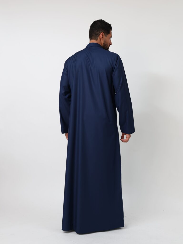 Navy Blue Baharaini Kandura