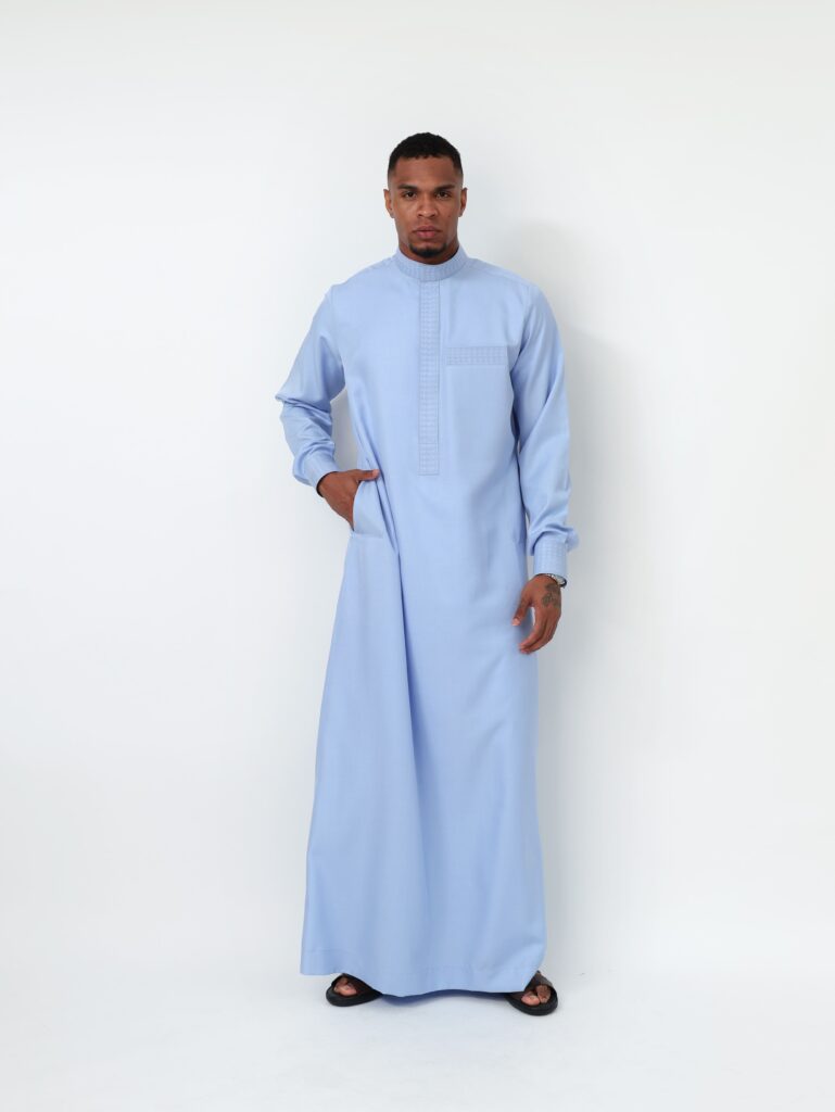 Light Blue Kuwaiti Kandura