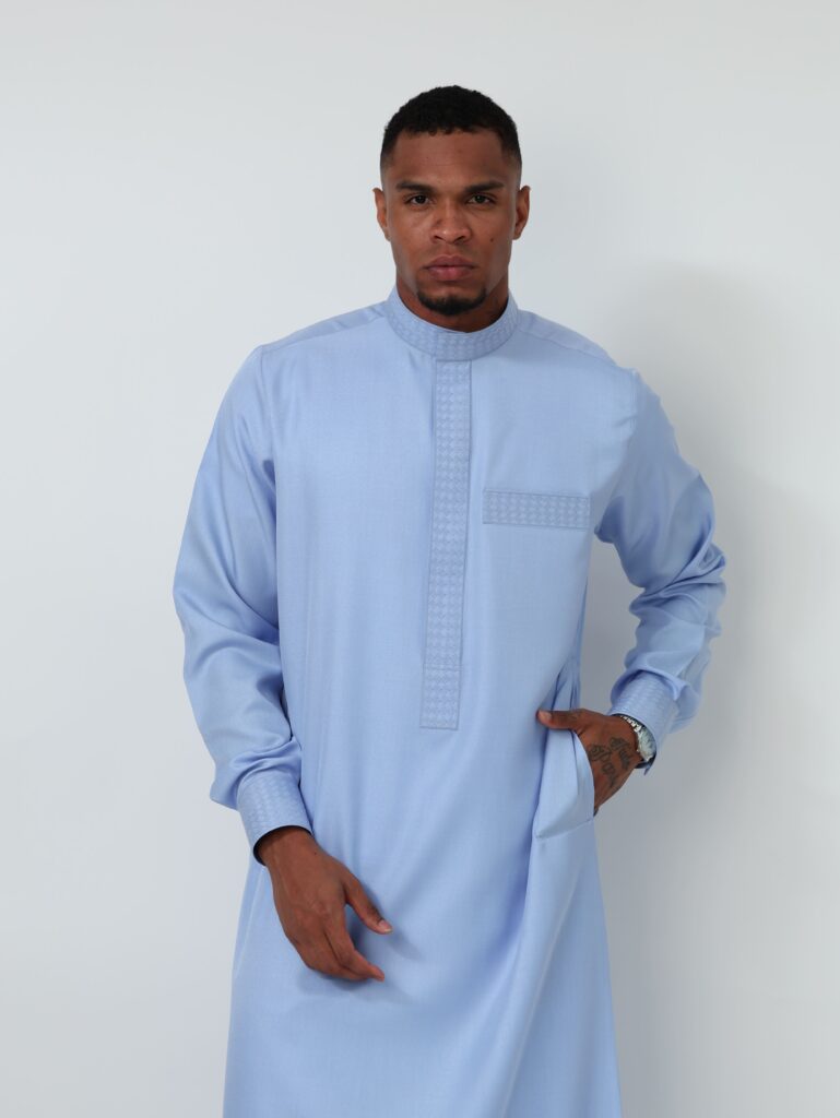 Light Blue Kuwaiti Kandura