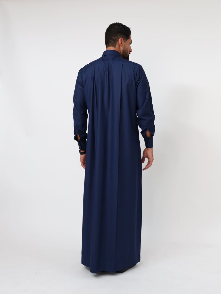 Navy Blue Qatari Kandura